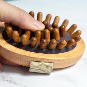 Popolare Massaggiatore Manuale in Legno con Sfere per Spa, Corpo e Cuoio Capelluto, Strumento Benessere per Rilassare i Muscoli e Alleviare la Fatica - Product Image 4