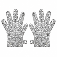 Gants masques hydratants pour les mains, masques en feuille pour les mains à la vitamine C, vente en gros OEM pour tous types de peaux
