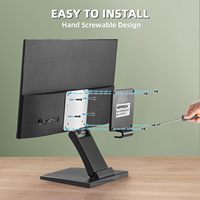 Support d'écran réglable Wearson pour bureau, support d'écran pliable en métal pour écran LCD, VESA 75x75 100x100, montage sur bureau
