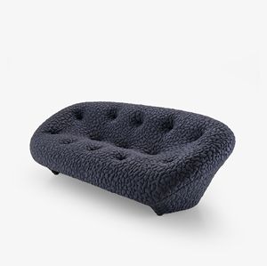 Sofá Moderno Minimalista en Forma de Media Luna, Sofá de Lujo con Respaldo Bajo y Forma Orgánica para Sala de Estar de Hotel - Product Image 2