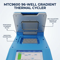 HAIJU LAB Amplificateur PCR à 96 puits, Thermocycleur, Instrument d'amplification génétique, Construction métallique pour la biologie moléculaire, OEM