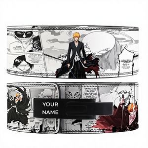 Ceintures de musculation personnalisées en acier et EVA avec logo, sublimation écologique pour hommes et femmes, équipement de fitness - Product Image 1