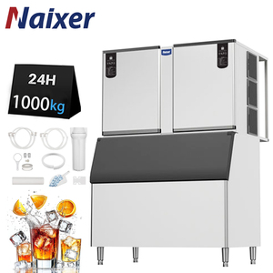 Naixer CE Large Commercial <b>Ice</b> Cube Maker <b>Machine</b> 500kg 1000kg 1300kg 2000kg Per Day Modular Nugget for Bar/Cafe Guangzhou <b>Ice</b> M - Product Image 1