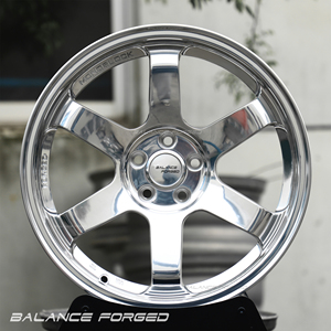 Jantes en alliage forgées sur mesure Srim, monobloc, couleur chrome blanc, 6 branches, pour Rays Te37 VW Golf Toyota <span class=keywords><strong>Aygo</strong></span> Skoda Octavia - Product Image 2