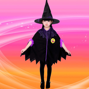 Disfraz Personajes Niños Cosplay Disfraz de Bruja para Niñas Disfraces de Película de Halloween Vampiros Queens Vestidos - Product Image 4
