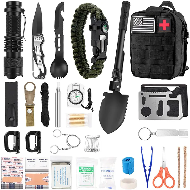 85 Stück in einem Professional Combo MK03 Camping Outdoor Survival Kits