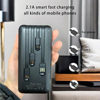 Batería Externa de Alquiler X4C con Logotipo Personalizado, 65W de Alta Capacidad, 20000mAh, Doble USB Tipo-C, Carga Rápida y Cable