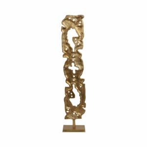Scultura Moderna in Metallo, Elemento Decorativo Verticale per Soggiorno, Ufficio, Mensola, Tavolino da Caffè, Bagno - Product Image 4