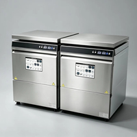 Lavavajillas de Vidrio Tipo Cajón Integrado, Carcasa de Acero Inoxidable 304, Máquina Comercial para Cocina con Desinfección a Alta Temperatura