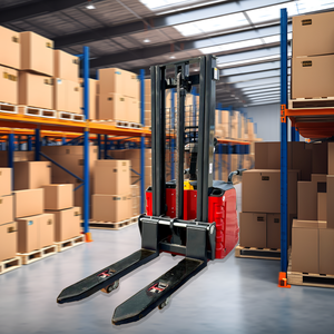 Giao hàng nhanh <span class=keywords><strong>Pallet</strong></span> Stacker điện xe nâng xe nâng <span class=keywords><strong>Pallet</strong></span> nâng lên 1000 kg 1500 kg 2000 kg bán Stacker Điện Giá - Product Image 5