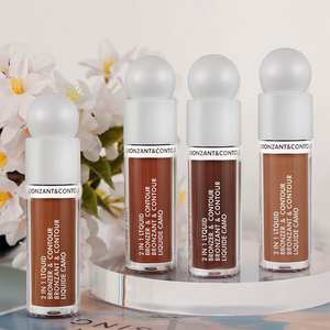Poudre bronzante mate cosmétiques meilleure qualité contrôle de l'<span class=keywords><strong>huile</strong></span> poudre bronzante étanche <span class=keywords><strong>naturel</strong></span> Camo liquide Bronze Contour - Product Image 3