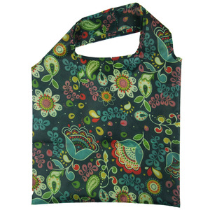 Sac de courses pliable et réutilisable en polyester 210D, pochette personnalisée de promotion, sac de courses écologique étanche et Compact pour épicerie - Product Image 6