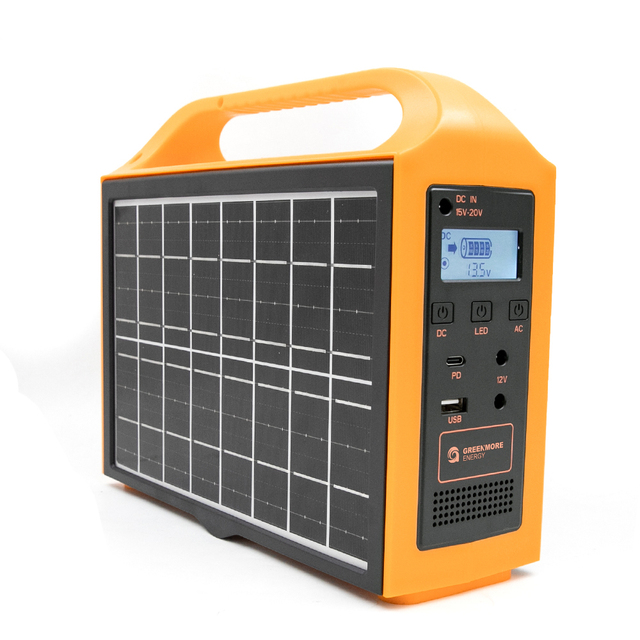 200W Outdoor Portable Energy Supply 12v 20ah Lead Acid Battery Solar Generator Portable Power Station with Solar Panels