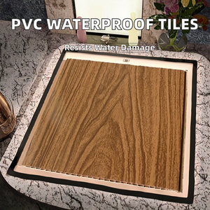 PVC <b>Ceiling</b> Panels with 2X4 Drop <b>Ceiling</b> <b>Tiles</b> Fireproof Waterproof Artistic Modern Design for Apartment Home Interiors - Product Image 2