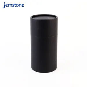 Recyclable Cardboard Black Perfume Bottle Packaging Cardboard Gift Boxes Perfume Packaging Paper Tube