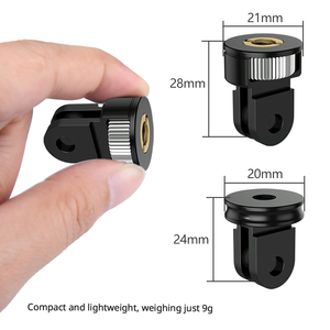 Adaptador de Mini Trípode con Tornillo de Conversión de 1/4 para Gopro 11 10 9 8 7 <span class=keywords><strong>Insta360</strong></span> X2 X3 R DJI Action Camera, Accesorios para Gopro - Product Image 4