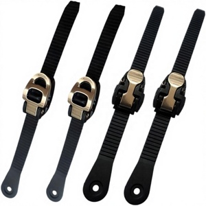 Sangles <span class=keywords><strong>de</strong></span> fixation <span class=keywords><strong>de</strong></span> <span class=keywords><strong>snowboard</strong></span> SUNMATE, boucle à cliquet réglable, nylon durable, remplacement pour les fixations <span class=keywords><strong>Burton</strong></span> pour hommes, orteils et chevilles - Product Image 4