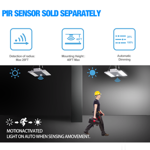 De FR kho EPR CE chứng nhận 150lm/W 90W 110W 130W 170W 210W LED tuyến tính ánh sáng bay cao - Product Image 3