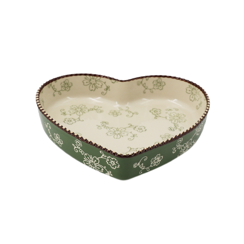 Forme coeur vert