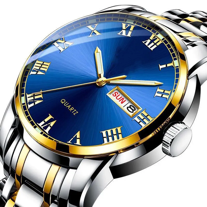 Luxury Price In Gold Mens Custom Fashion Fortune Western Shenzhen Alloy Classic Waterproof Quartz Watches