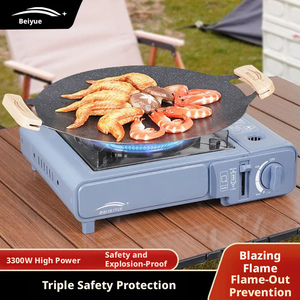 Réchaud à gaz portable d'extérieur, ustensiles de cuisson, réchaud à gaz portable, réchaud à gaz portable pour le camping - Product Image 3