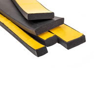 Bande d'étanchéité de porte en mousse EPDM semi-circulaire, bande d'étanchéité semi-résistante aux intempéries, ruban adhésif, services de découpe et de soudage