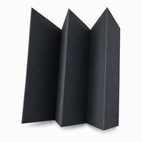 Panneaux Acoustiques Design Moderne, Piège à Basses en Mousse, Absorption Sonore pour Coin Mural, Traitement Studio, Éponges et Tampons de Nettoyage