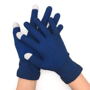 Guanti Touchscreen invernali a doppio strato guanti morbidi comodi termici caldi elasticizzati elasticizzati per giocare in bicicletta - Product Image 1