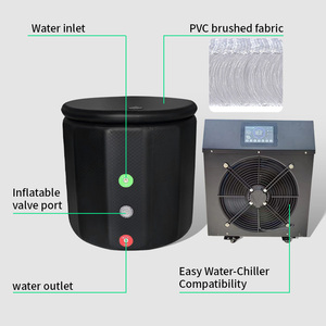 Portableice <strong>Bath</strong> Tub Fitness Recovery OEM <strong>Inflatable</strong> Cold Plunge Ice <strong>Bath</strong> with Chiller - Product Image 2