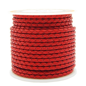 Vente en gros de cordon en cuir tressé rond authentique <span class=keywords><strong>JADEAR</strong></span> modèle 220306 pour la fabrication de bracelets et de colliers - Product Image 5