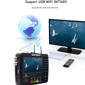 Nouveau V10 Finder Pro, détecteur de satellite TV, écran HD 4,3 pouces, DVB-S/S2/S2X/C/T/T2 H.265, détecteur de satellite numérique, prend en charge USB WIFI - Product Image 6