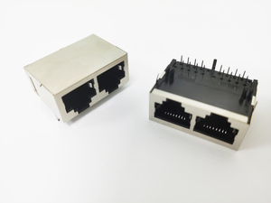 10P8Cサイドエントリー<span class=keywords><strong>2</strong></span>ポートRJ45ジャック一体型コネクタ - Product Image 6