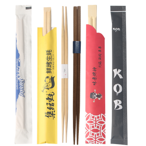 Palo ecológico para Fideos, palillos chinos marrón oscuro carbonizados, para sacar, Tensoge, 21cm, funda <span class=keywords><strong>de</strong></span> papel abierta, Etiqueta Privada - Product Image 6