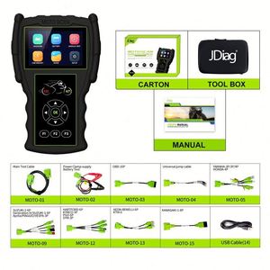 เครื่องมือวินิจฉัยมอเตอร์ไซค์ M100 Pro สำหรับระบบ EFI พร้อมเครื่องสแกนวินิจฉัย 12V รับประกัน 1 ปี สำหรับ /ยามาฮ่า/ฮาร์เลย์-เดวิดสัน/ดูคาติ - Product Image 1
