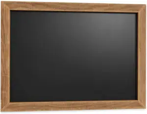 chalk board with wooden frame