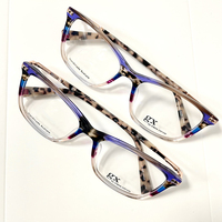 Assortiment de montures de lunettes optiques rectangulaires en acétate de couleur unie pour hommes et femmes, prêtes à être expédiées, pour lunettes de lecture