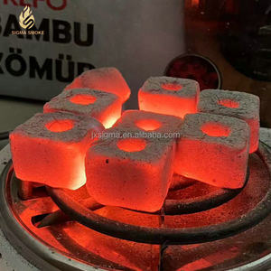 Briquetas de Carbón Vegetal Negro Natural de Bambú Sin Humo <span class=keywords><strong>Sigmar</strong></span> Manufacture para Barbacoa Turca - Product Image 2