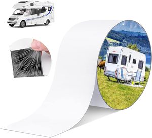 Cinta de reparación de fugas para techo de RV resistente a los rayos UV y a la intemperie, cinta impermeable para reparación de fugas, butilo autoadhesivo - Product Image 6