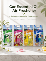 Diffuseur d'huiles essentielles pour voiture, diffuseur de parfum naturel suspendu, parfum longue durée pour l'intérieur du véhicule