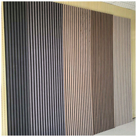 Panneau mural en bois rainuré Akupanel en chêne naturel pour intérieur, panneau mural à lattes absorbant le son, panneau acoustique insonorisant