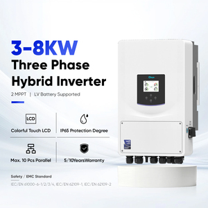 <strong>Deye</strong> <strong>5000w</strong> Solar Inverter <strong>SUN</strong>-3/4/5/6/8K-SG06LP3-EU-CM2 10 Units Parallel 3 Phase 8kw Inverter Solar <strong>Hybrid</strong> - Product Image 1