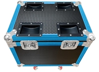 FlightCase 2in1 pour lavage LED 19x15W tête mobile RGBW lumière de scène DXM pour Halloween DJ Disco Bar fête équipement d'éclairage de scène