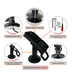 Support de terminal de point de vente antivol durable avec support de machine de <span class=keywords><strong>carte</strong></span> de crédit en plastique ABS portable pour <span class=keywords><strong>Ingenico</strong></span> Lane 3000/7000/8000 - Product Image 4