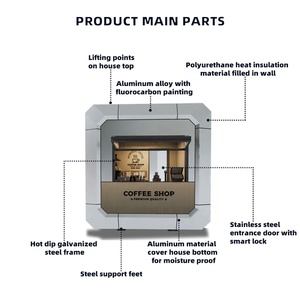 Container in Acciaio a Capsula Spaziale per Uffici, Officine, Palestre e Magazzini - Unità Commerciale Moderna Personalizzabile - Product Image 3
