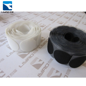Personnalisé <span class=keywords><strong>abat</strong></span>-<span class=keywords><strong>jour</strong></span> rond carré robuste dos colle auto-adhésif crochet et boucle sangle magique/pièce de monnaie/points - Product Image 4