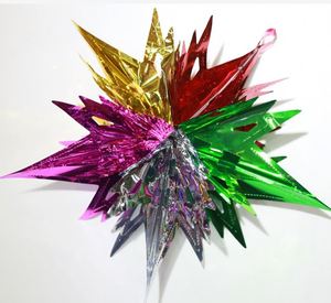 Big 50/65Cm Navidad Decorate Foil Flower Party Tinsel <b>Christmas</b> <b>Garland</b> - Product Image 2