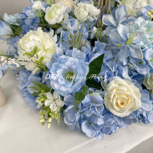 Couronne florale pour événement de mariage Couronne de fleurs de Pâques de centre de table Décor de luxe pour porte d'entrée Couronne de fleurs artificielles - Product Image 6