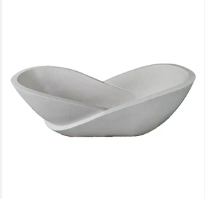 Baignoire autoportante moderne et écologique Stone Depot SD001 Bali, pour villa, avec drain d'angle, finition polie, accoudoir, multicolore - Product Image 2