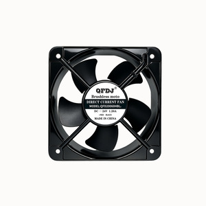 Ventilador de Refrigeración QFDJ DC de 20 Pulgadas, 12V, Aspas de Plástico Negro, Flujo Axial - Product Image 3