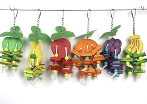 Pet Products Small Middle and Large Size Birds Natural Orange Wood African <strong>Grey</strong> <strong>Parrots</strong> Macaws Cockatoos <strong>Toys</strong> - Product Image 4